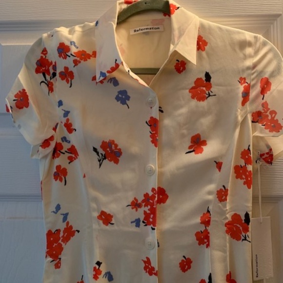 REFORMATION Sheila Dress in Floral Print